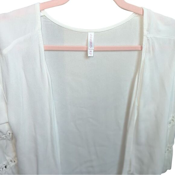 NWOT White Boho Lightweight Cardigan - Picture 8 of 10